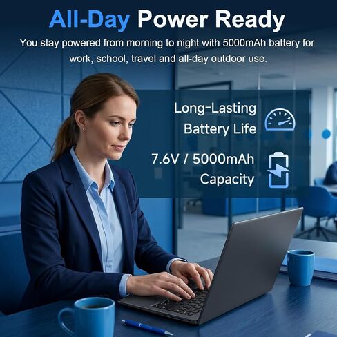 14 Inch Laptop Computer, Pentium 6500Y Processor (Up to 3.4GHz), 16GB RAM 256GB SSD, FHD IPS Anti-Glare Display, Lightweight Laptop with Privacy Shutter for Students & Business in Kuwait