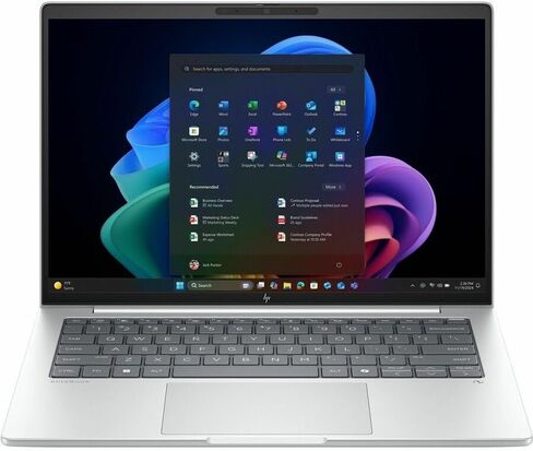 HP EliteBook 8 G1i 16" Touchscreen Notebook - WUXGA - 60 Hz - Intel Core Ultra 7 258V - 32 GB - 1 TB SSD - English Keyboard - Glacier Silver Aluminum - Intel Chip - 1920 x 1200 - Windows 11 Pro - Arc in Kuwait