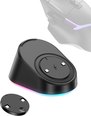 Charging Dock for Logitech G502/G502X/G502X Plus Lightspeed, G Pro X Superlight 2 DEX/Superlight 2/1, G703, G903, G403 Lightspeed and G PRO Computer Mice, Wireless Mice Charging Dock with RGB Light in Kuwait