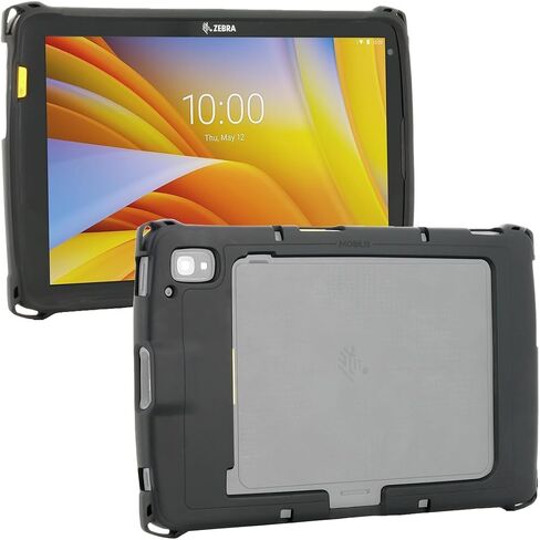 MOBILIS Rugged Case for Zebra Tablet ET40 ET45, Military Grade Shockproof Protective Cover, Compatible with Zebra Accessories, Recycled Materials, Black, 10" in Kuwait