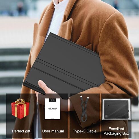 Keyboard Case for Samsung Galaxy Tab S10 Plus/S9FE Plus 12.4", Multi-Touch Trackpad, 7 Color Backlit, Detachable Wireless Bluetooth Keyboard, S Pen Holder, Smart Folio Cover for Galaxy Tab S10+/S9FE+ in Kuwait