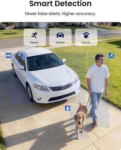 REOLINK Argus Track + 128GB SD Card, 4K Dual-Lens Solar Security Cameras Wireless Outdoor/Indoor, 6W Solar Panel, Auto Zoom Tracking, 2.4/5GHz WiFi, Color Night Vision, No Subscriptions in Kuwait