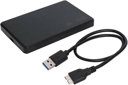 Black Portable USB 3.0 External Hard Drive Ultra Box SATA Storage Devices Case in Kuwait