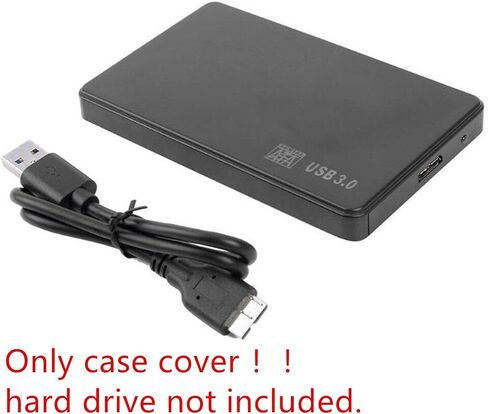 Black Portable USB 3.0 External Hard Drive Ultra Box SATA Storage Devices Case in Kuwait