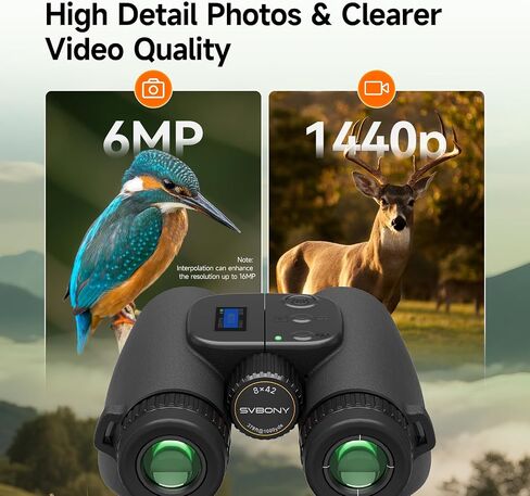 SVBONY SA208 8x42 ED Binoculars for Bird Watching, with 54" Binocuar Tripod in Kuwait