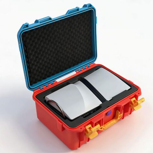Coyktonty Professional Deluxe Waterproof Storage Bag Soft Lining Hard Travel Case for PS5 Pro/PS5 Slim/PS5 and Other Accessories (for PS5) in Kuwait
