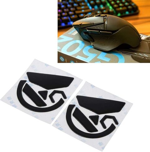 2 Sets Black Skates Feet for G502 Gaming Accessories Professional Mice Upgrade Kit G Feet in Kuwait