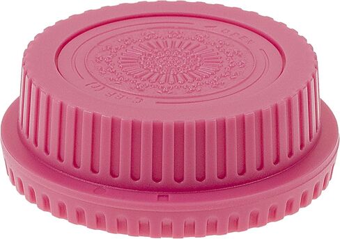 Fotodiox Designer Camera Body & Rear Lens Cap Set Compatible with All Canon EOS EF/EF-s Cameras & Lenses - Pink in Kuwait