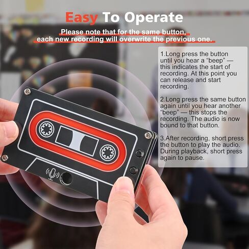 DIY Sound Recorder Soldering Kit, ICSTATION 10 Minutes Voice Recorder Soldering Project With 3 Independent Audio Tracks & LED Lights Adults Electronics Solder Learning Kit Present for Family Friends in Kuwait