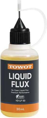 TOWOT Liquid Solder Flux, 30ml No-Clean RMA Rosin Flux with Precision Dropper, Lead-Free Soldering Flux for Electronics, PCB Repair, Circuit Boards and DIY Projects in Kuwait