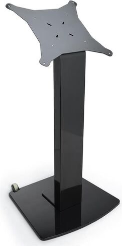 Displays2go Glossy Black Floorstanding iPad Holder in Kuwait