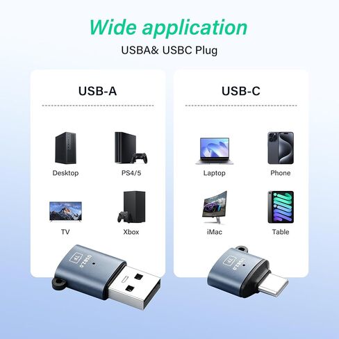 SinLoon USB 2.0 TF Card Reader 2 Pack, USB-A + Type-C Micro SD Card Reader, Portable Memory Card Adapter for Phone/PC/Tablet/Laptop, High Speed OTG Card Reader for Camera/Drone/Dash Cam in Kuwait