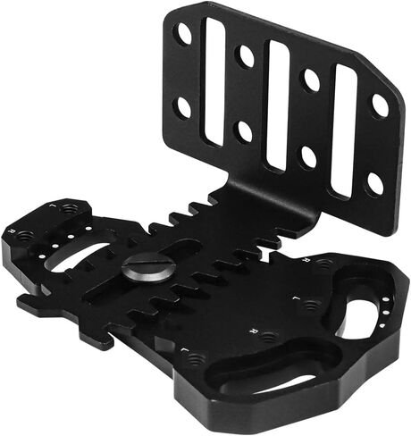 Tactical Gun Holster Adapter, Adjustable Negative Cant Plate Right-Angled for QLS System Extension Magazine Metal Accessory in Kuwait