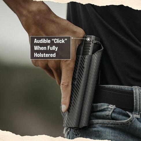 We The People Holsters - Gray Topographic Map - Outside Waistband Open Carry - OWB Kydex Holster - Adjustable Ride/Cant/Retention in Kuwait