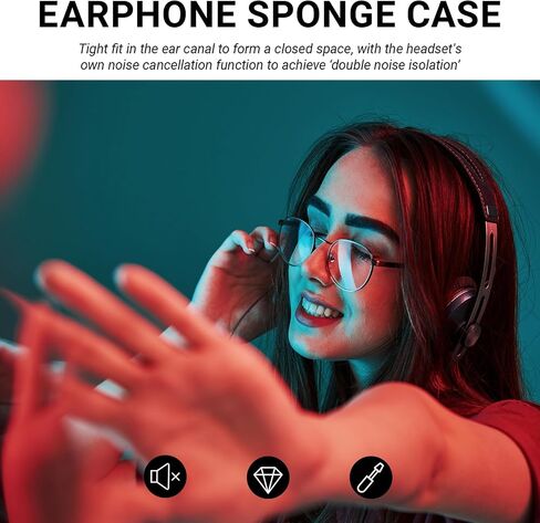 1 Pair Earpads Replacement for Sennheiser HD 4.50BT/HD 4.50BTNC/HD 4.50SE/HD4.40BT/HD 4.30G/HD 4.20S/HD 458BT/HD 450/HD 450BT/HD400S/HD350BT (Mesh Black) in Kuwait