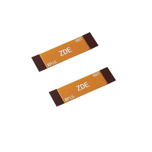 ZDE 2PCS 30mm 16Pin 0.5mm Pitch PCIe FPC Flexible Flat Cable Compatible with Raspberry Pi 5 PCIe to M.2 Key M NVMe SSD Adapter PCIe Peripheral Board in Kuwait