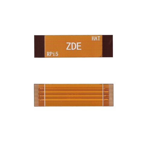 ZDE 2PCS 30mm 16Pin 0.5mm Pitch PCIe FPC Flexible Flat Cable Compatible with Raspberry Pi 5 PCIe to M.2 Key M NVMe SSD Adapter PCIe Peripheral Board in Kuwait