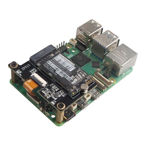 ZDE 2PCS 30mm 16Pin 0.5mm Pitch PCIe FPC Flexible Flat Cable Compatible with Raspberry Pi 5 PCIe to M.2 Key M NVMe SSD Adapter PCIe Peripheral Board in Kuwait
