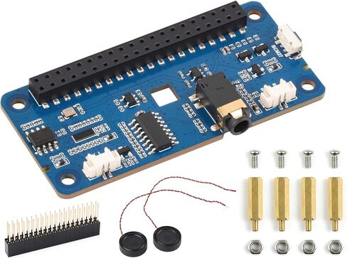 DA7212 I2S Audio HAT Type B, Compatible with Raspberry Pi Series Boards in Kuwait