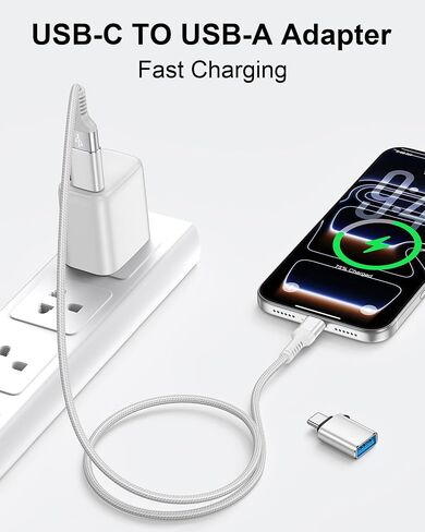 USB-C to USB-A Adapter, 5Gbps USB C Male to USB 3.0 Female OTG Converter in Kuwait