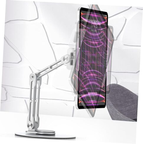 Gadpiparty Multi-use Tablet Stand Aluminum Alloy Bracket Desk Stand for Portable Adjustable Silver in Kuwait