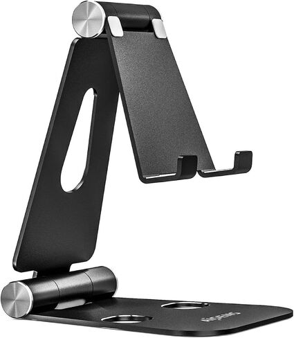 AISENS MS2PXL-096 Adjustable Desktop Size XL Stand (2 PIVOTS) for Phone/Tablet, Black in Kuwait