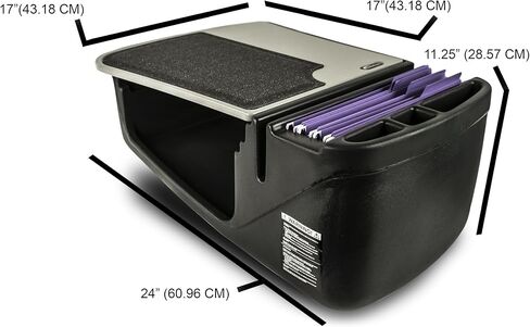 AutoExec Efficiency GripMaster Car Desk for Your Vehicle Workstation and Mobile Office, Natural with Phone Mount, Tablet Mount and Printer Stand in Kuwait
