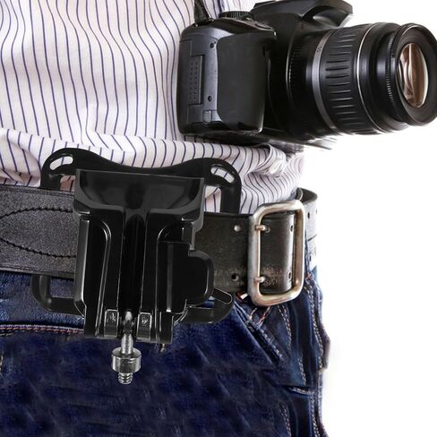 Camera Belt Clip System for DSLR Cameras, Black Waist Mount in Kuwait