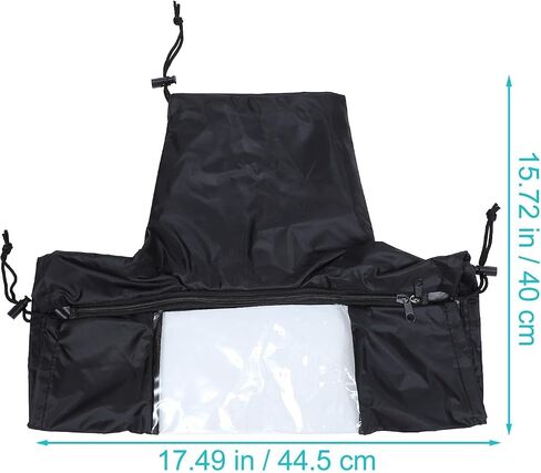 Black Camera Rain Cover for DSLR and Telephoto Lens Protection in Kuwait