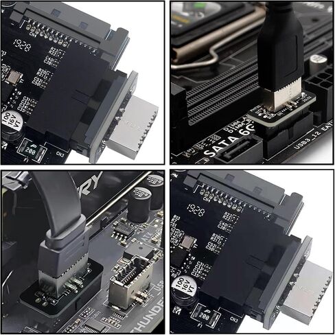 TAODAN USB Front Panel Adapter 19/20 Pin Connector Converter Electronics Computers Accessories Vertical Transmission in Kuwait