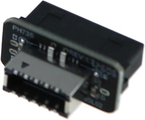 TAODAN USB Front Panel Adapter 19/20 Pin Connector Converter Electronics Computers Accessories Vertical Transmission in Kuwait