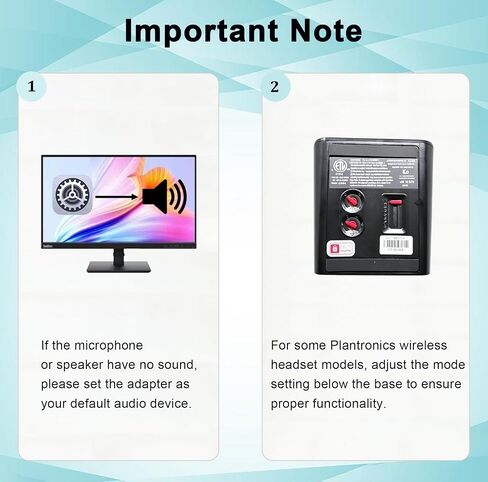RJ9 to USB Cord Work for Plantronics Jabra Sennheiser Wireless DECT Headset in Kuwait