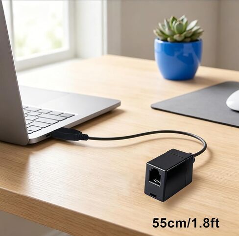 RJ9 to USB Cord Work for Plantronics Jabra Sennheiser Wireless DECT Headset in Kuwait