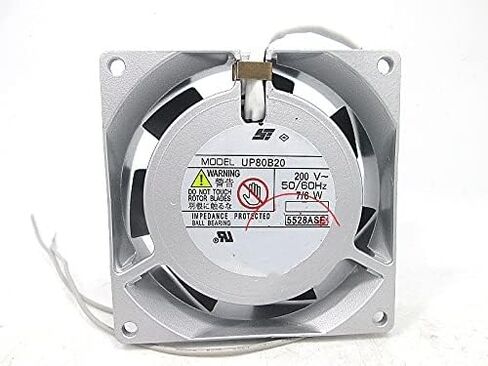 UP80B20 Style Cooling Fan 200V 80mm - 7/6W 8025 50/60HZ 2-Wire Cooling Fan in Kuwait