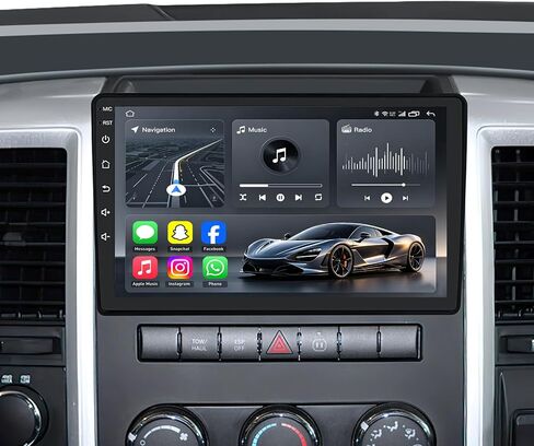 8Core+32GB ROM Car Radio Stereo for Dodge Ram 1500 2500 3500 2009-2012 in Kuwait