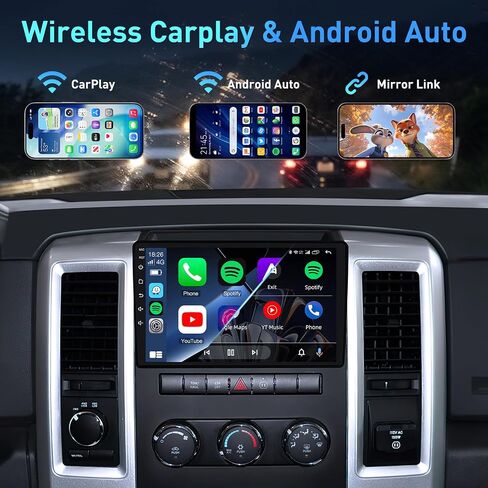 8Core+32GB ROM Car Radio Stereo for Dodge Ram 1500 2500 3500 2009-2012 in Kuwait