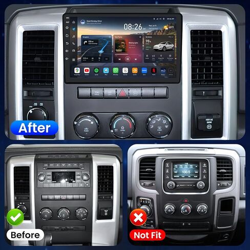 8Core+32GB ROM Car Radio Stereo for Dodge Ram 1500 2500 3500 2009-2012 in Kuwait