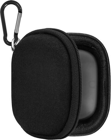 Geekria Shield Earbuds Case Compatible with Soundcore by Anker Liberty 4, 3 Pro, Life P3, Space A40, Replacement Hard Shell Travel Carrying Bag with Carabiner Clip (Black) in Kuwait