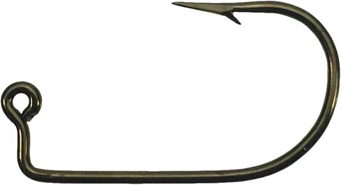 Eagle Claw 571 Short Shank Aberdeen JIG Hooks Live Bait Jig Hooks (100pk) 1/0 and #1 Bronze Jig Hook (571 Short BR #1 100PK) in Kuwait