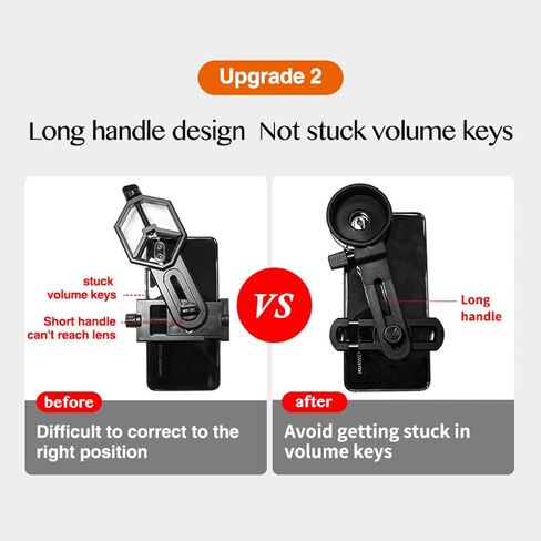 Phone Bracket CM-8 Adjustable Phone Camera Clip Mount Spotting Scope Adapter Precise Focusing Photo Shooting Bracket Parts new in Kuwait
