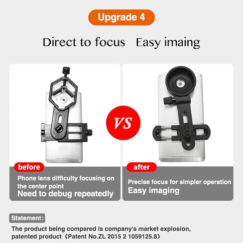 Phone Bracket CM-8 Adjustable Phone Camera Clip Mount Spotting Scope Adapter Precise Focusing Photo Shooting Bracket Parts new in Kuwait