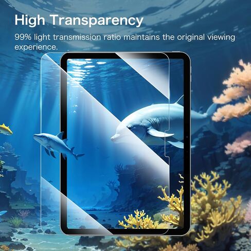 Fintie Hybrid Slim Case for iPad Air 11-inch Bundle with HD Clear 9H Hardness Tempered Glass Screen Protector in Kuwait