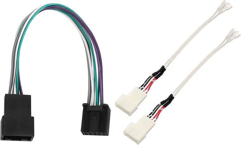 RED WOLF Dash Tweeter Wiring Harness w/Radio Add Amplifier Subwoofer Wire T-Harness Replacement for Toyota Camry RAV4 Tacoma Corolla Non-JBL System 2018-2021 in Kuwait
