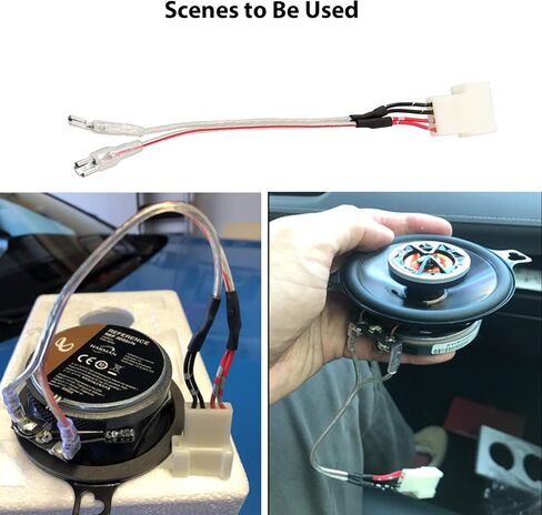 RED WOLF Dash Tweeter Wiring Harness w/Radio Add Amplifier Subwoofer Wire T-Harness Replacement for Toyota Camry RAV4 Tacoma Corolla Non-JBL System 2018-2021 in Kuwait