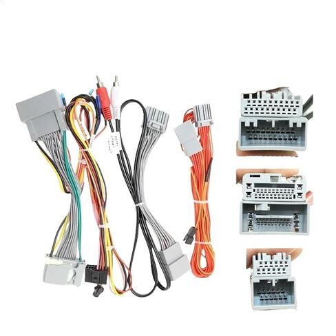 Car 16pin Wiring Harness Canbus Box Android Radio Power Cable Compatible with Honda Accord 8 2008-2013 in Kuwait