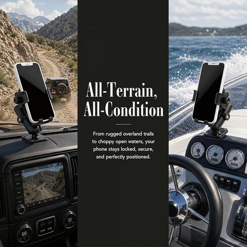 Phone Mount, AMPS Aluminum Base, 4.8-7.2" Phones in Kuwait