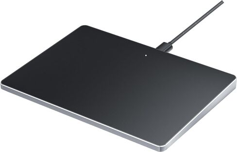 Wired Large USB Trackpad Touchpad for Windows 11/10, Grey Black in Kuwait