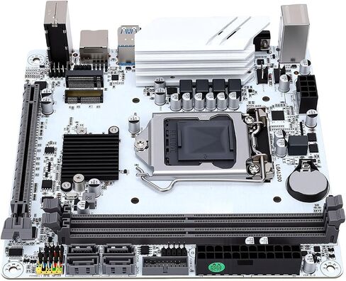Cuifati H510 ITX Motherboard for LGA1200, Dual Channel DDR4 64GB, M.2 NVMe PCIe 3.0 X4, with VGA Ports for Desktop PC in Kuwait