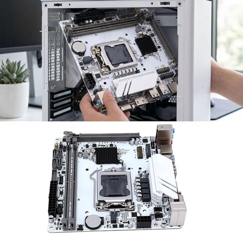 Cuifati H510 ITX Motherboard for LGA1200, Dual Channel DDR4 64GB, M.2 NVMe PCIe 3.0 X4, with VGA Ports for Desktop PC in Kuwait