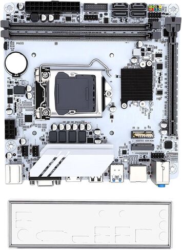 Cuifati H510 ITX Motherboard for LGA1200, Dual Channel DDR4 64GB, M.2 NVMe PCIe 3.0 X4, with VGA Ports for Desktop PC in Kuwait